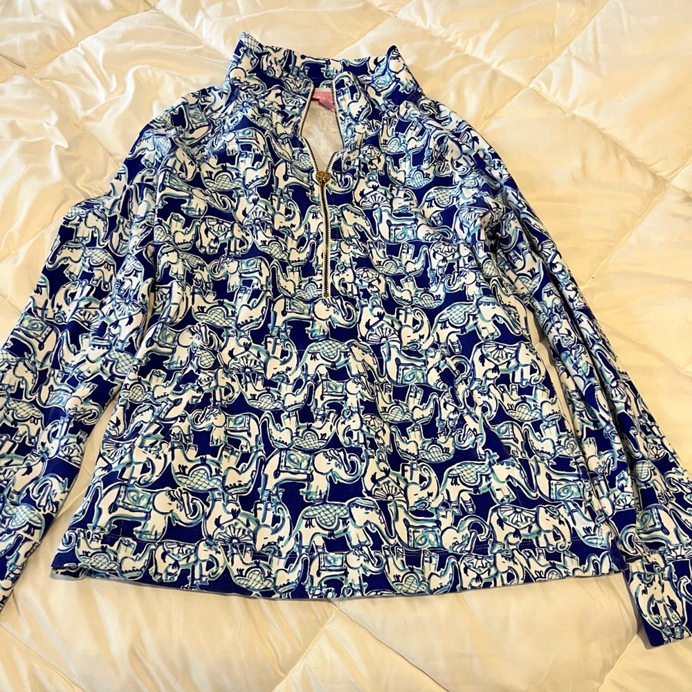 Lilly Pulitzer size M quarter zip jacket
